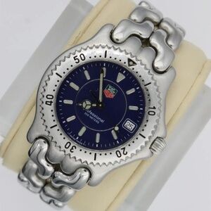 Tag Heuer Silver and Blue Men's Watch